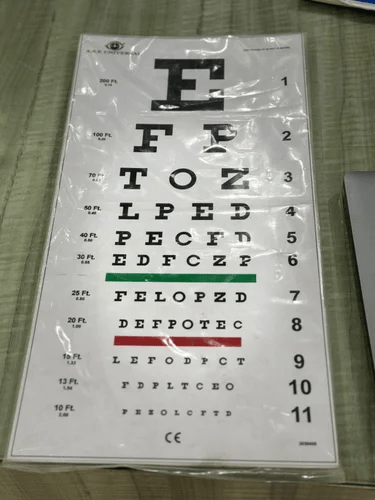 Asf Snellen Chart 6 Meter - Global Surgicals