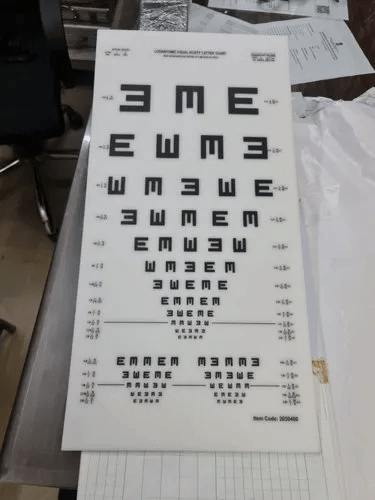 Asf Snellen Illitrate Vision Chart - Global Surgicals