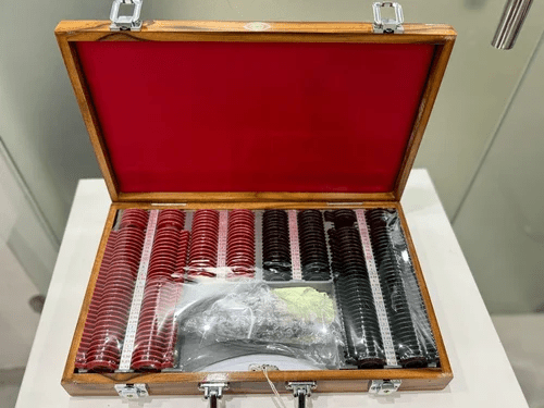 Asf Trial Lens Set With Teakwood Box - Global Surgicals