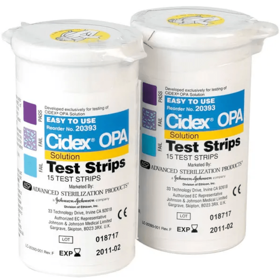ASP Cidex OPA Disinfectant Solution Test Strips - Global Surgicals