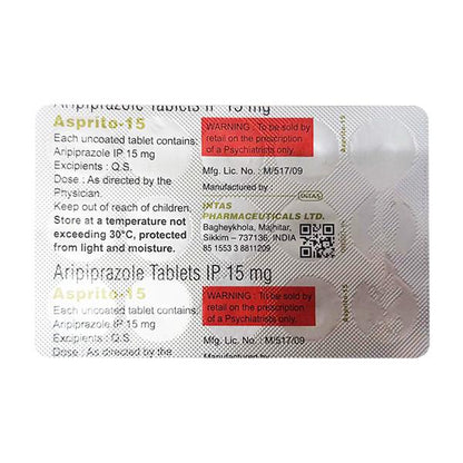 ASPRITO 15 Tablet 15's - Global Surgicals