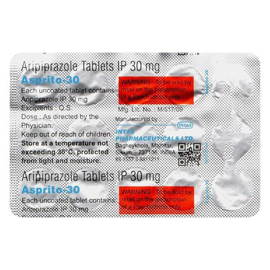 ASPRITO 30 Tablet 15's - Global Surgicals