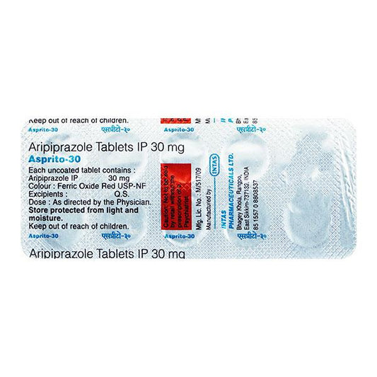 Asprito 30mg Tablet 10'S - Global Surgicals