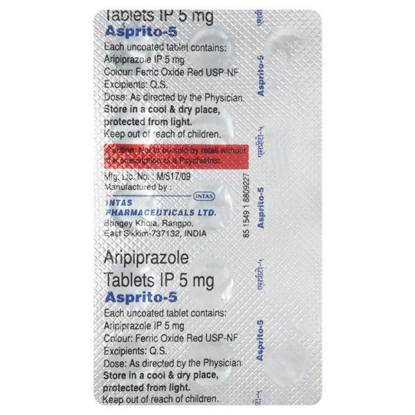 ASPRITO 5mg Tablet 15's - Global Surgicals
