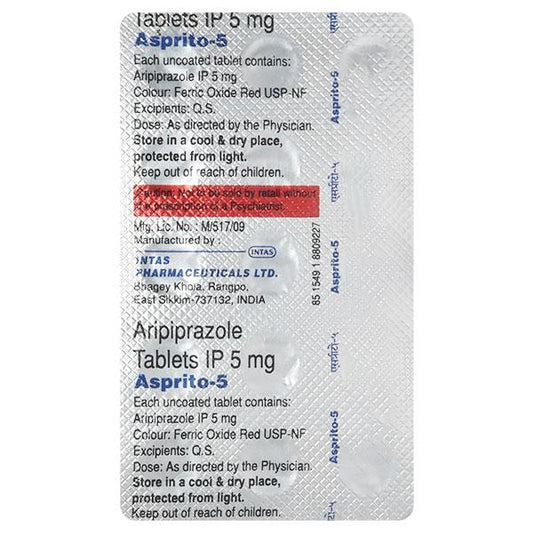 ASPRITO 5mg Tablet 15's - Global Surgicals