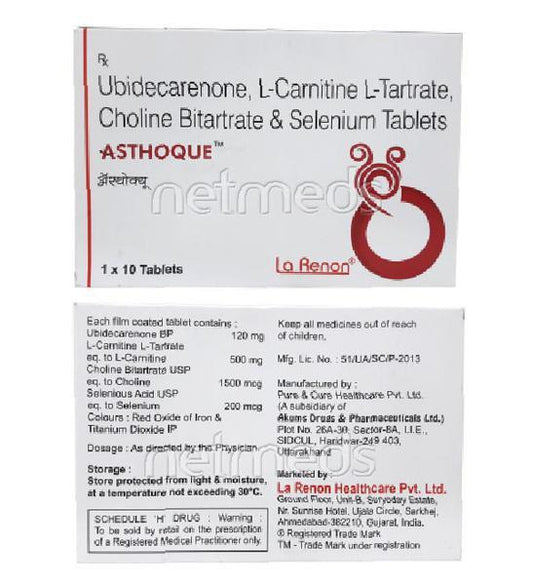 Asthoque Tablet 10'S - Global Surgicals
