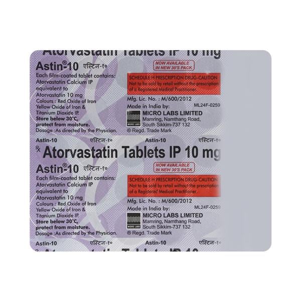 ASTIN 10mg Tablet 30's - Global Surgicals
