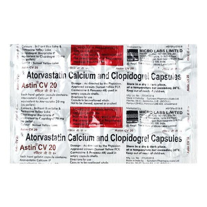 Astin CV 20 Capsule 10'S - Global Surgicals