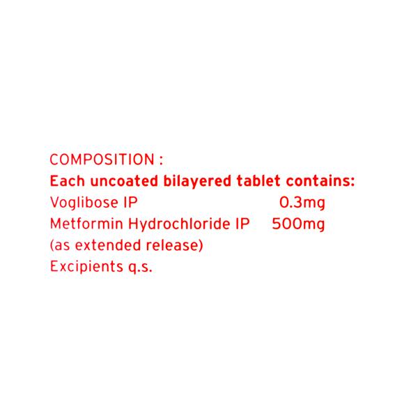 Ozomet V 0.3/500mg Tablet 10'S