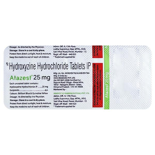 ATAZEST 25mg Tablet 10's - Global Surgicals