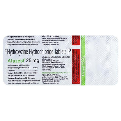 ATAZEST 25mg Tablet 10's - Global Surgicals