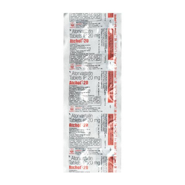 Atchol 20mg Tablet 10'S - Global Surgicals