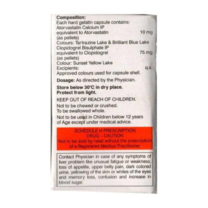 ATCHOL CV 10 Capsule 10's - Global Surgicals