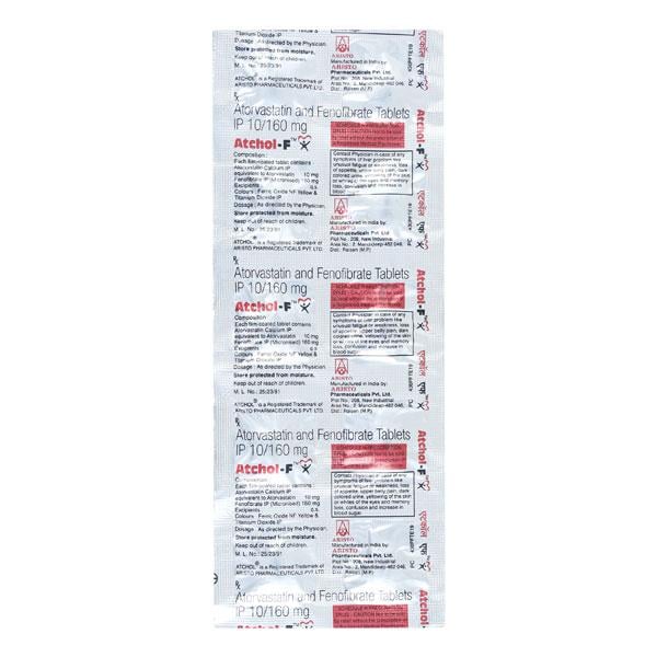 Atchol F Tablet 10'S - Global Surgicals