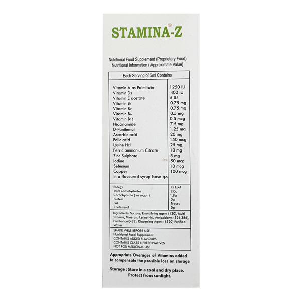 Stamina Z Syrup 200ml