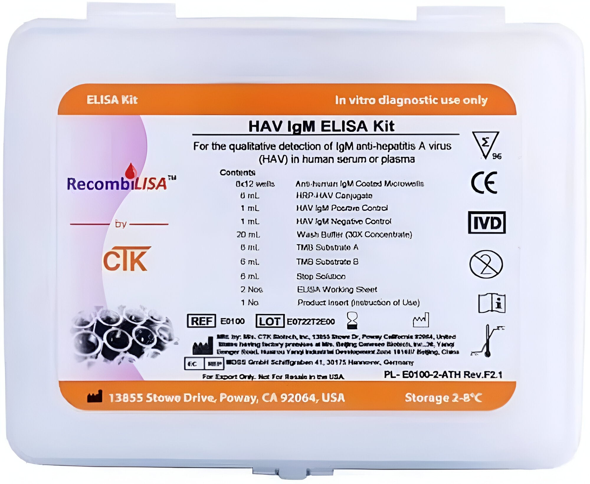 Athenese HAV IgM ELISA test kit - Global Surgicals