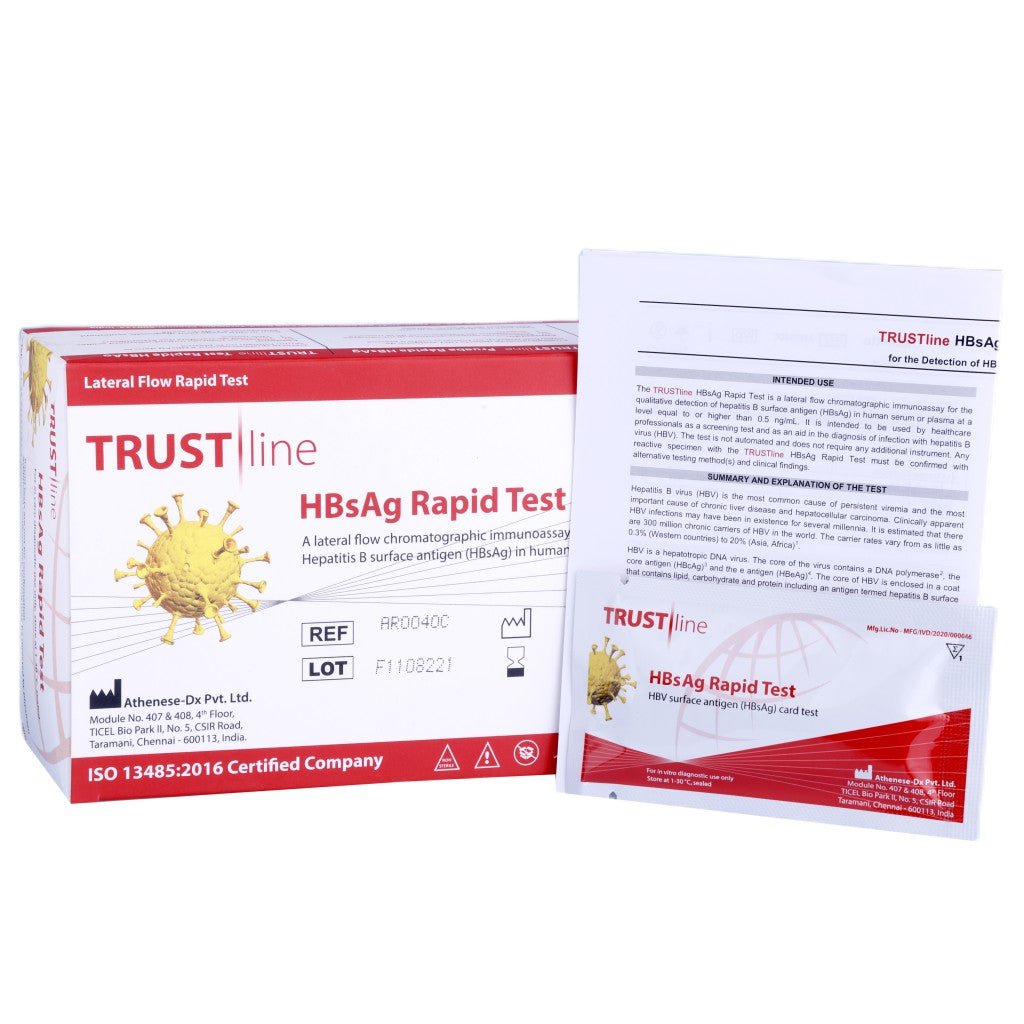 Athenese HBsAG rapid card - Global Surgicals