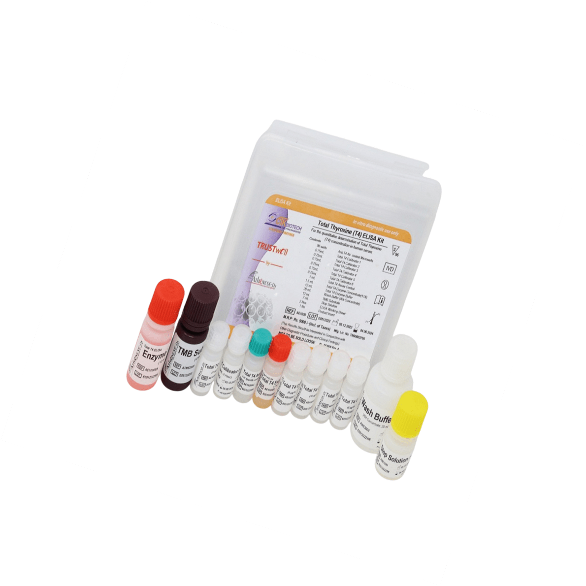 Athenese Trust Well Total T4 ELISA test kit - Global Surgicals