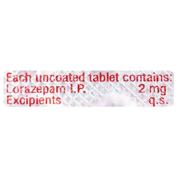 Ativan 2mg Tablet 30'S - Global Surgicals