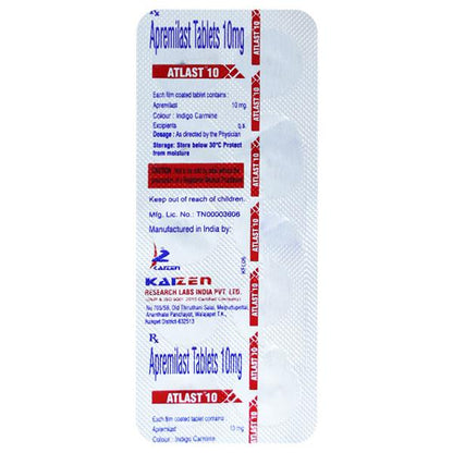 ATLAST 10 Tablet 10's - Global Surgicals