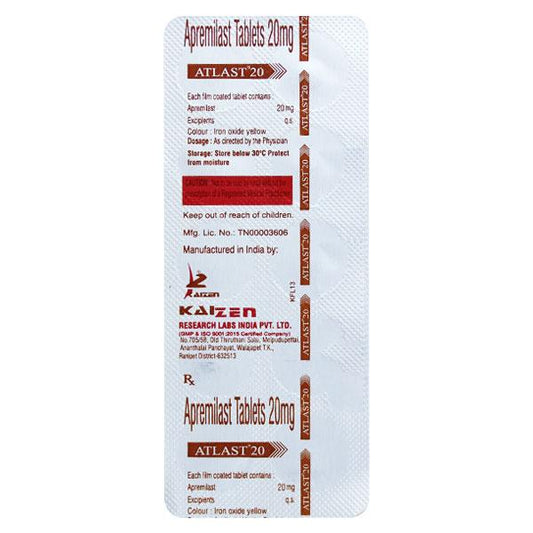 ATLAST 20 Tablet 10's - Global Surgicals