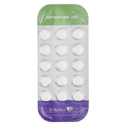 ATOCOR 20mg Tablet 15's - Global Surgicals