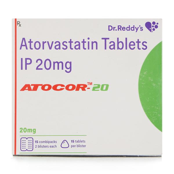 ATOCOR 20mg Tablet 15's - Global Surgicals