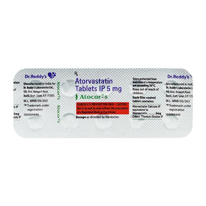 Atocor 5mg Tablet 10'S - Global Surgicals