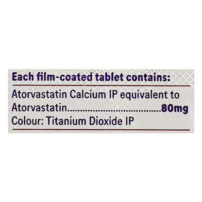 Atocor 80mg Tablet 14'S - Global Surgicals