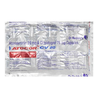 Atocor CV 20mg Capsule 10'S - Global Surgicals