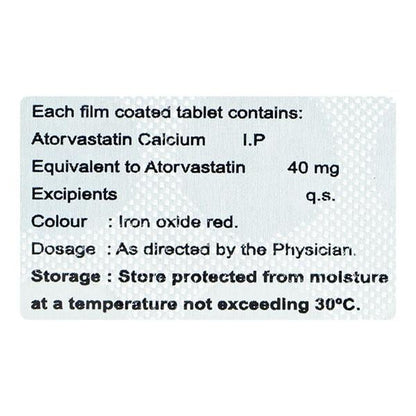ATORDAY 40mg Tablet 10's - Global Surgicals