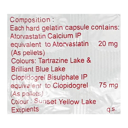 Atorec CV 20mg Capsule 10'S - Global Surgicals