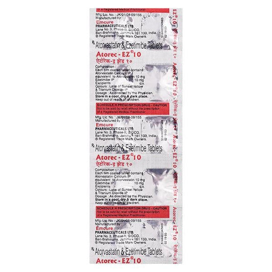 Atorec EZ Tablet 10'S - Global Surgicals