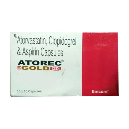 ATOREC GOLD 20 Capsule 10's - Global Surgicals