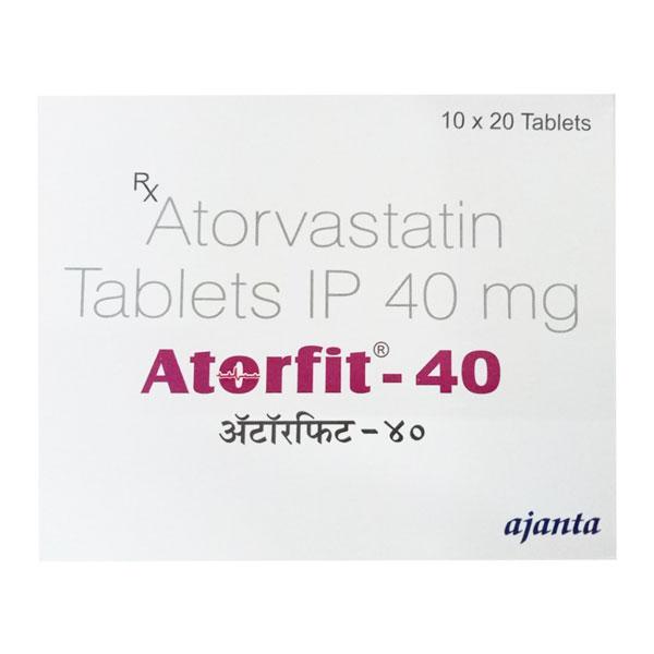 ATORFIT 40 Tablet 20's - Global Surgicals
