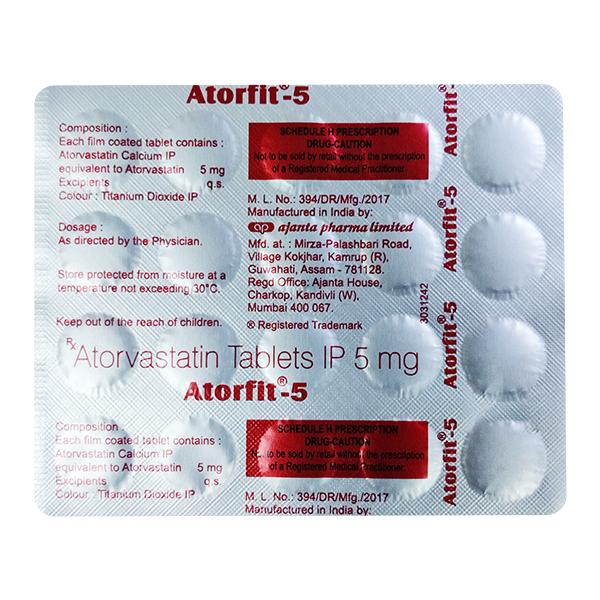 ATORFIT 5 Tablet 20's - Global Surgicals