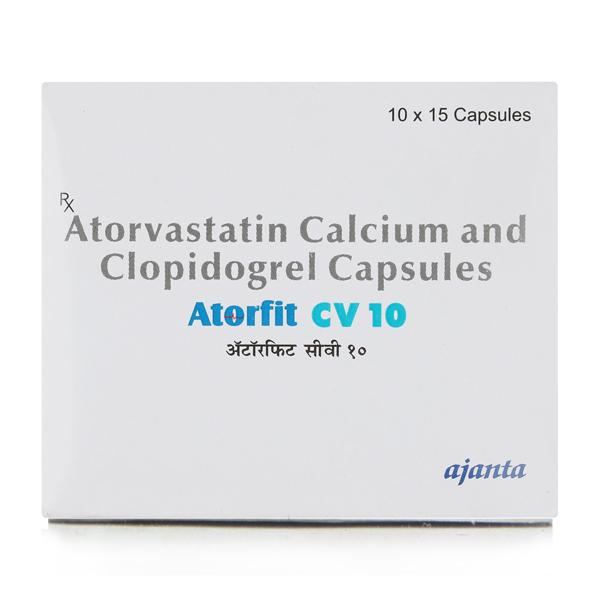 ATORFIT CV 10 Capsule 15's - Global Surgicals