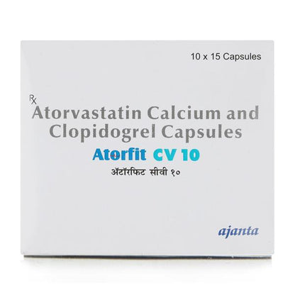ATORFIT CV 10 Capsule 15's - Global Surgicals