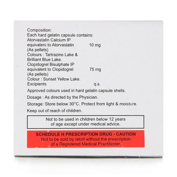 ATORFIT CV 10 Capsule 15's - Global Surgicals