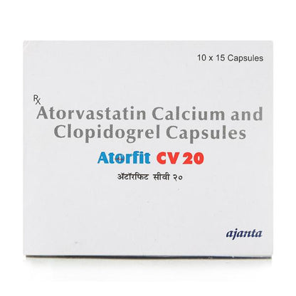 ATORFIT CV 20mg Capsule 15's - Global Surgicals
