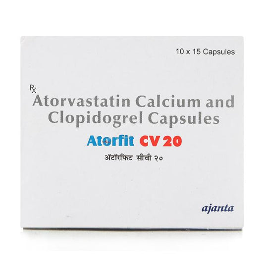 ATORFIT CV 20mg Capsule 15's - Global Surgicals