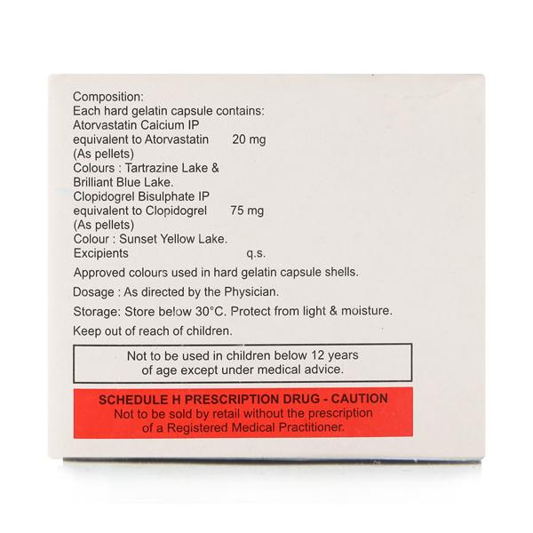 ATORFIT CV 20mg Capsule 15's - Global Surgicals