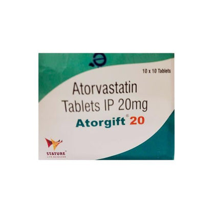 ATORGIFT 20mg Tablet 10's - Global Surgicals