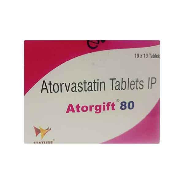 ATORGIFT 80 Tablet 10's - Global Surgicals