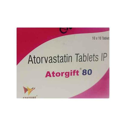 ATORGIFT 80 Tablet 10's - Global Surgicals