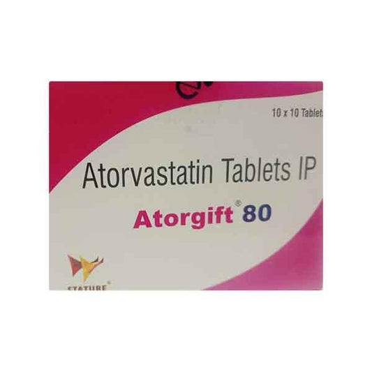 ATORGIFT 80 Tablet 10's - Global Surgicals