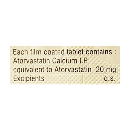 Atorin 20mg Tablet 10'S - Global Surgicals