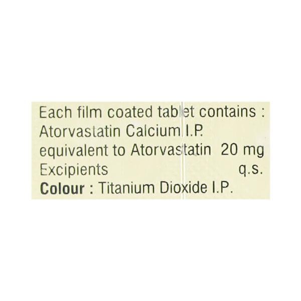 Atorin 20mg Tablet 10'S - Global Surgicals