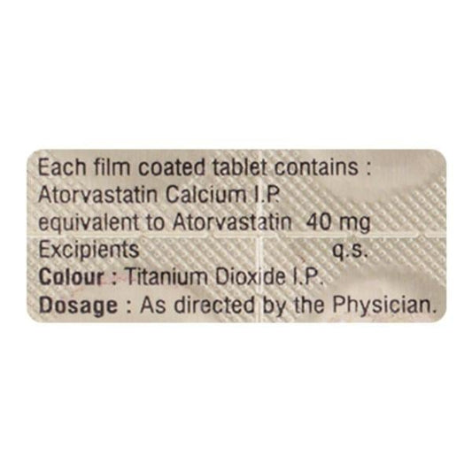 Atorin 40mg Tablet 10'S - Global Surgicals