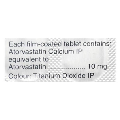 Atorlip 10mg Tablet 15'S - Global Surgicals
